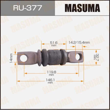 Silent block suspension bush Masuma, RU-377