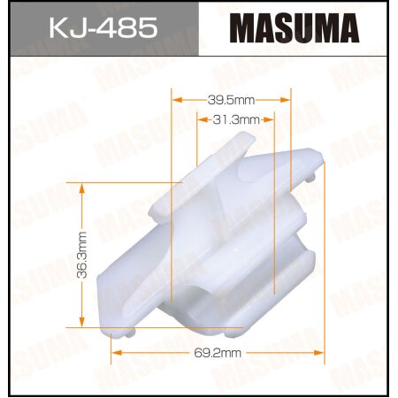 Retainer clip Masuma plastic, KJ-485