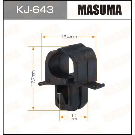 Retainer clip Masuma plastic, KJ-643