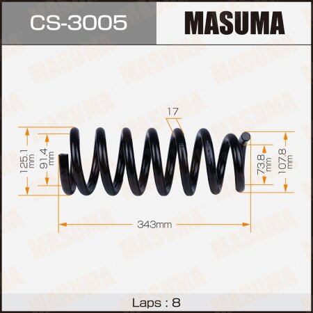 Coil spring Masuma, CS-3005