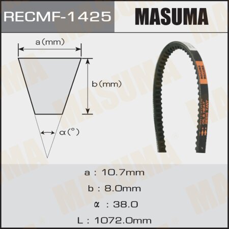 Drive V-Belt Masuma, 10x1072 mm, 1425
