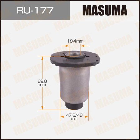 Silent block suspension bush Masuma, RU-177