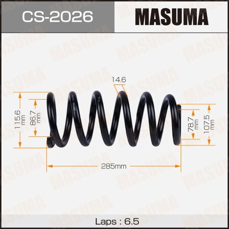 Coil spring Masuma, CS-2026