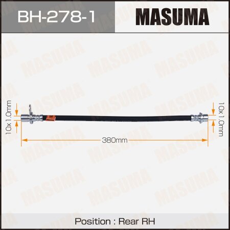 Brake hose Masuma, BH-278-1