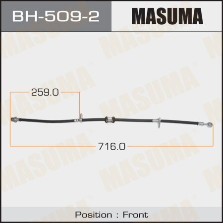 Brake hose Masuma, BH-509-2