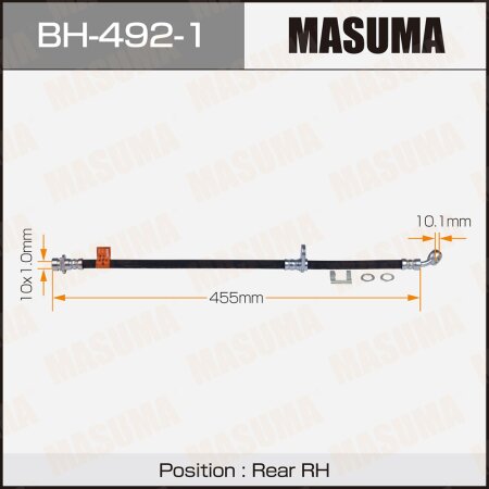 Brake hose Masuma, BH-492-1