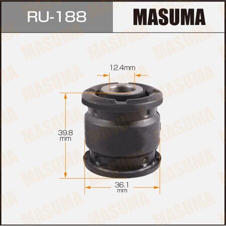 Silent block suspension bush Masuma, RU-188