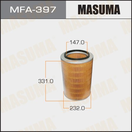 Air filter Masuma, MFA-397