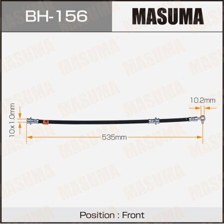 Brake hose Masuma, BH-156