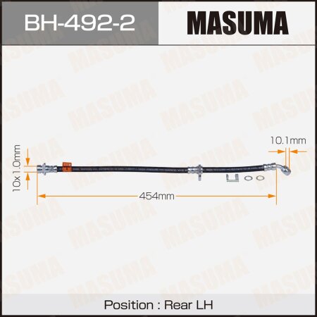 Brake hose Masuma, BH-492-2