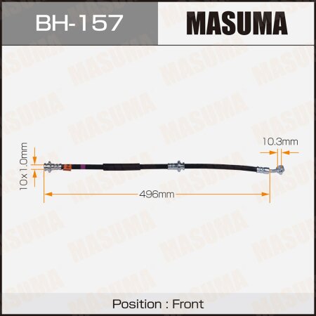 Brake hose Masuma, BH-157