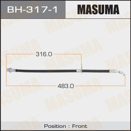 Brake hose Masuma, BH-317-1