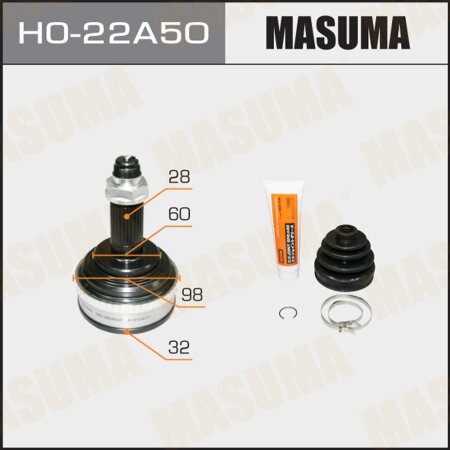 CV joint (outer) Masuma, HO-22A50