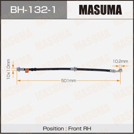 Brake hose Masuma, BH-132-1