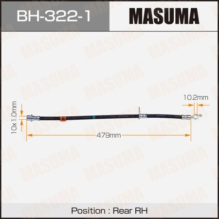 Brake hose Masuma, BH-322-1