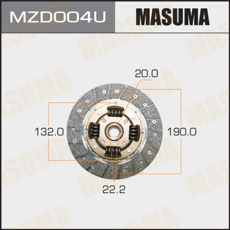 Clutch disc Masuma, MZD004U