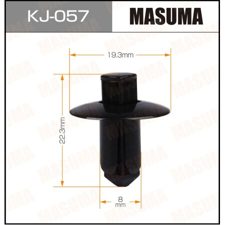 Retainer clip Masuma plastic, KJ-057