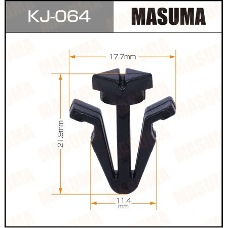 Retainer clip Masuma plastic, KJ-064