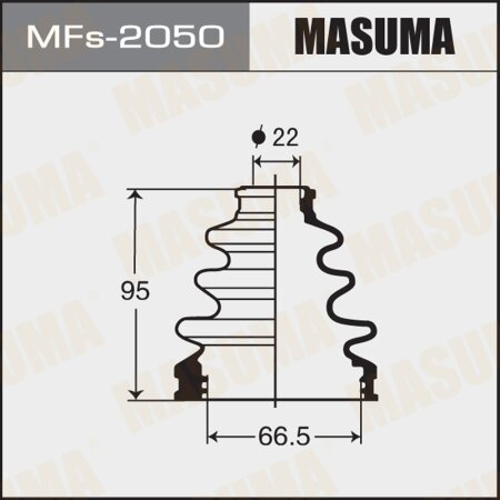 CV Joint boot Masuma (silicone), MFs-2050