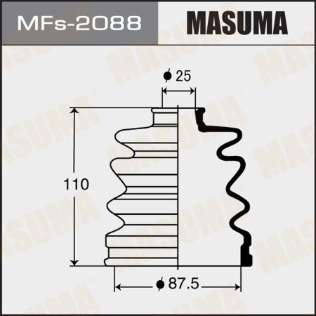 CV Joint boot Masuma (silicone), MFs-2088