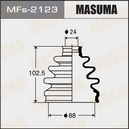 CV Joint boot Masuma (silicone), MFs-2123