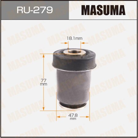 Silent block suspension bush Masuma, RU-279