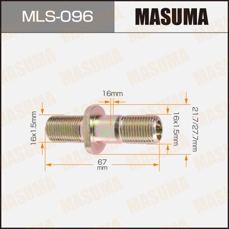 Wheel stud Masuma M16x1.5(R), M16x1.5(R), MLS-096