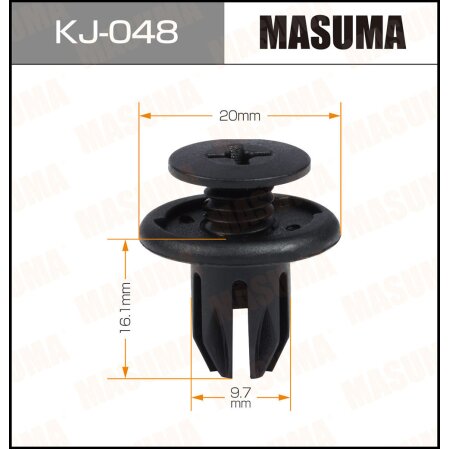 Retainer clip Masuma plastic, KJ-048