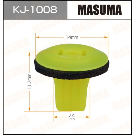 Retainer clip Masuma plastic, KJ-1008