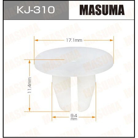 Retainer clip Masuma plastic, KJ-310