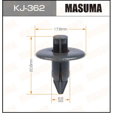 Retainer clip Masuma plastic, KJ-362