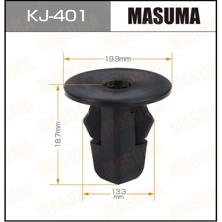 Retainer clip Masuma plastic, KJ-401