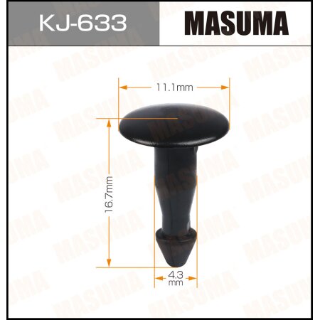 Retainer clip Masuma plastic, KJ-633