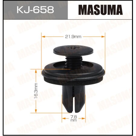 Retainer clip Masuma plastic, KJ-658