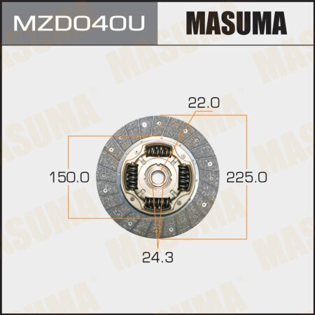 Clutch disc Masuma, MZD040U