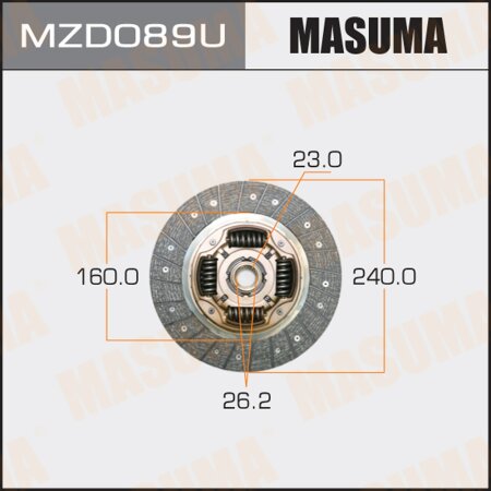 Clutch disc Masuma, MZD089U