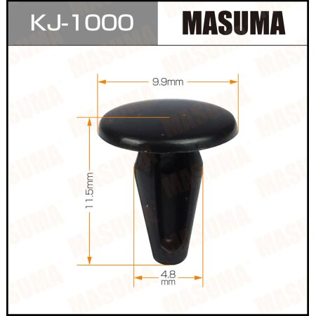 Retainer clip Masuma plastic, KJ-1000