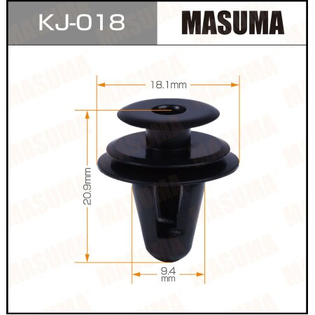 Retainer clip Masuma plastic, KJ-018