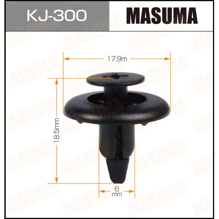 Retainer clip Masuma plastic, KJ-300