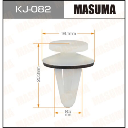 Retainer clip Masuma plastic, KJ-082