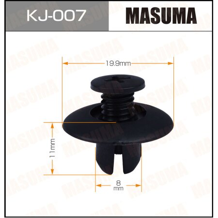 Retainer clip Masuma plastic, KJ-007