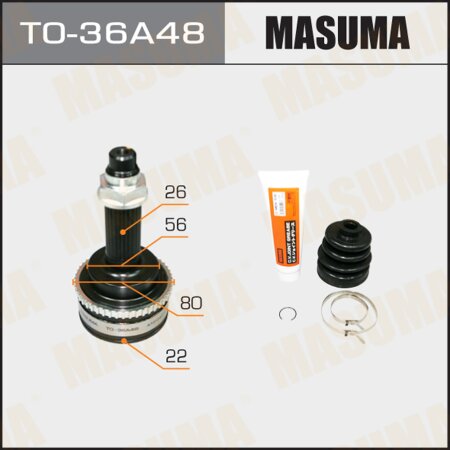 CV joint (outer) Masuma, TO-36A48