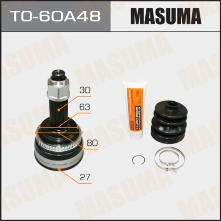 CV joint (outer) Masuma, TO-60A48