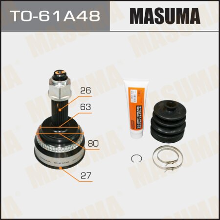 CV joint (outer) Masuma, TO-61A48