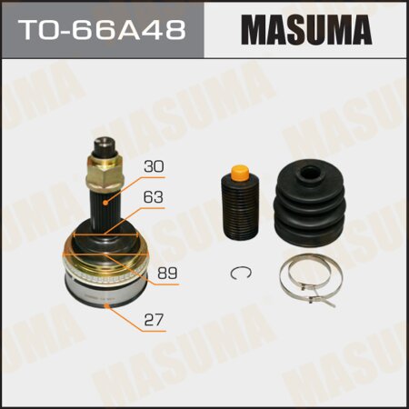 CV joint (outer) Masuma, TO-66A48