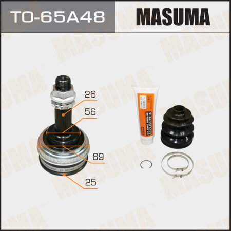 CV joint (outer) Masuma, TO-65A48