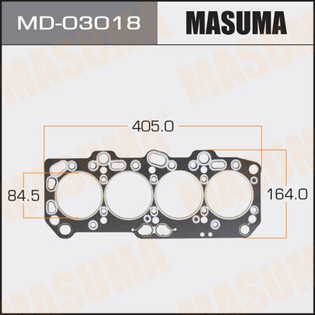 Head gasket (graphene-elastomer) Masuma, thickness 1,60mm, MD-03018