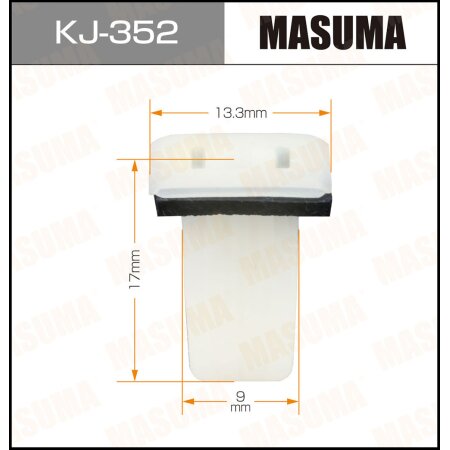 Retainer clip Masuma plastic, KJ-352