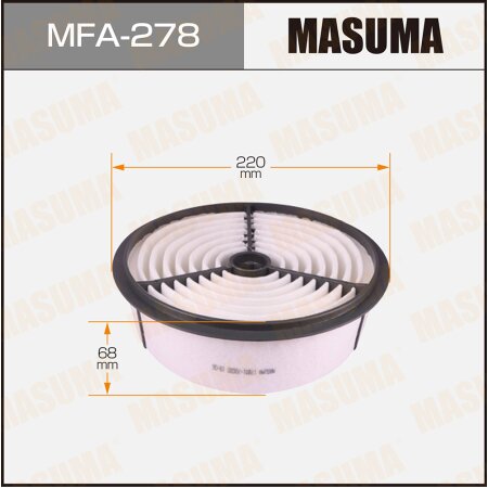 Air filter Masuma, MFA-278