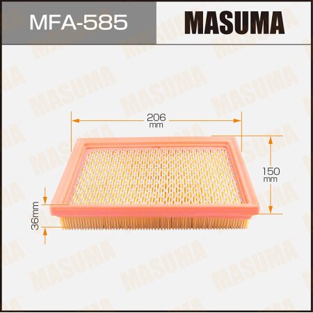 Air filter Masuma, MFA-585